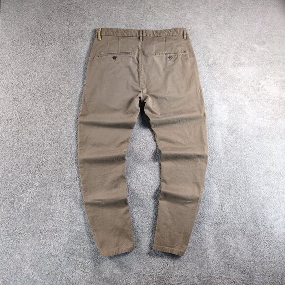 Scotch & Soda Mott Chino Pants Men W29 L32 Slim Fit Stretch Khaki Brown - Picture 9 of 12